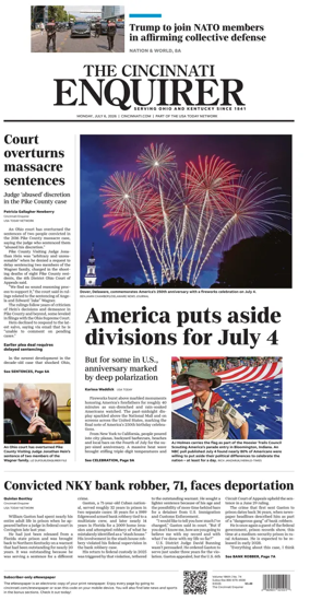 Cover of The Cincinnati Enquirer