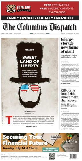 Cover of The Columbus Dispatch