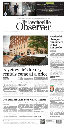 Cover of The Fayetteville Observer