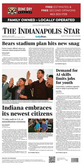 Cover of The Indianapolis Star