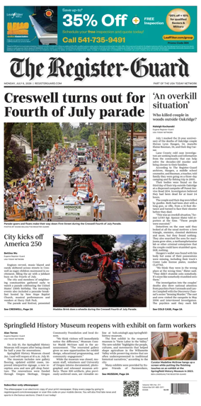 Cover of The Register-Guard