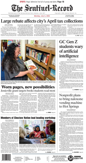 Cover of The Sentinel-Record