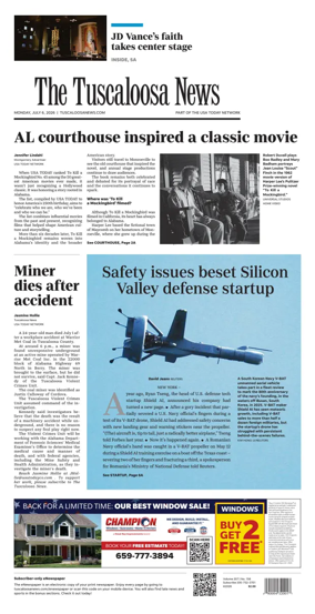 Cover of The Tuscaloosa News