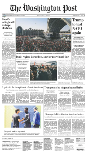 Cover of The Washington Post