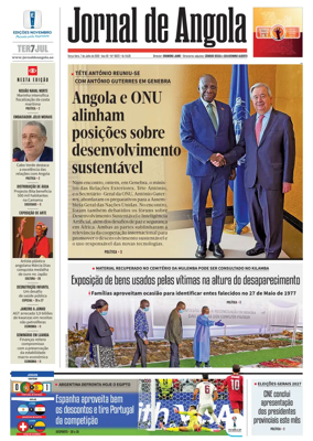 Cover of Jornal de Angola