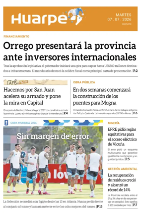 Cover of Diario Huarpe
