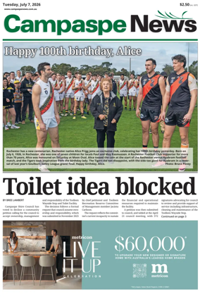 Cover of Campaspe News