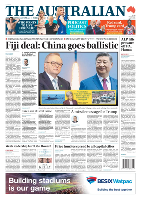 Cover of The Australian