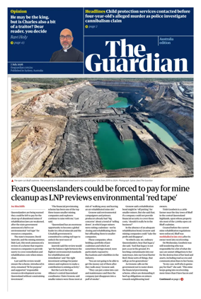 Cover of The Guardian Australia