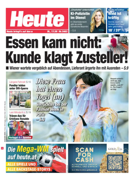 Cover of Heute - Wien Ausgabe