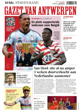Cover of Gazet van Antwerpen Stad en Rand