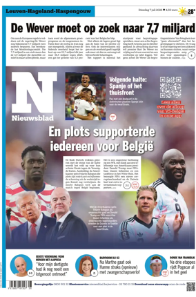 Cover of Het Nieuwsblad