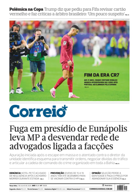 Cover of Correio da Bahia