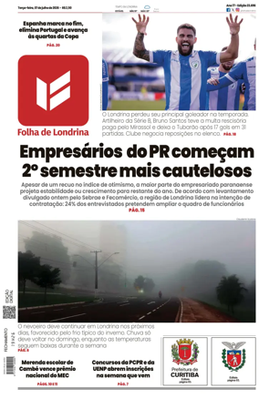 Cover of Folha de Londrina