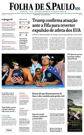 Cover of Folha de S.Paulo
