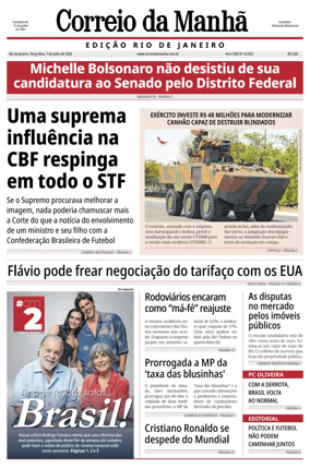Cover of Jornal Correio da Manha
