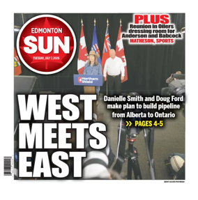 Cover of Edmonton Sun