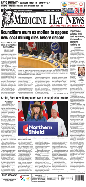 Cover of Medicine Hat News