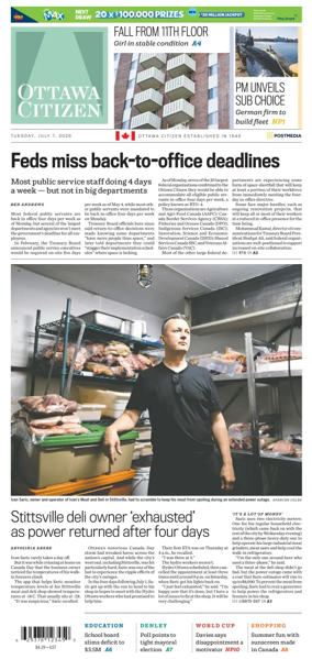 Cover of Ottawa Citizen