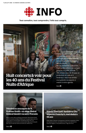 Cover of Radio-Canada Info