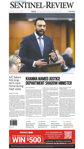 Cover of Sentinel-Review (Woodstock)