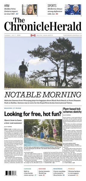 Cover of The Chronicle Herald (Provincial)