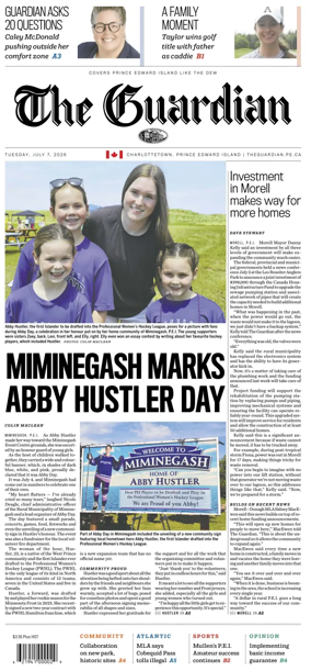 Cover of The Guardian (Charlottetown)