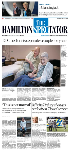 Cover of The Hamilton Spectator