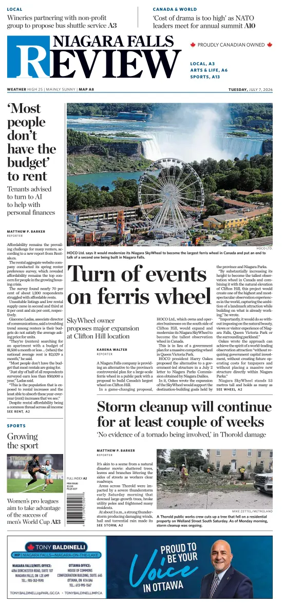 Cover of The Niagara Falls Review
