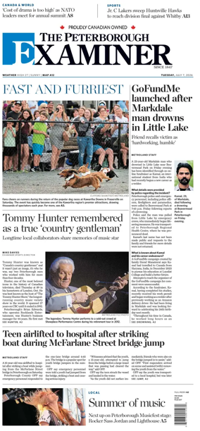 Cover of The Peterborough Examiner