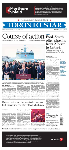 Cover of Toronto Star