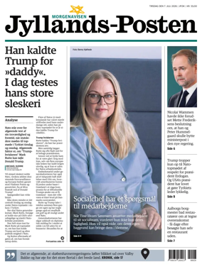 Cover of Jyllands-Posten