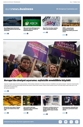 Cover of Euronews Business (Turkish) Compiled Editions