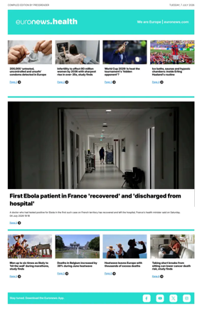 Cover of Euronews Health (English) Compiled Edition