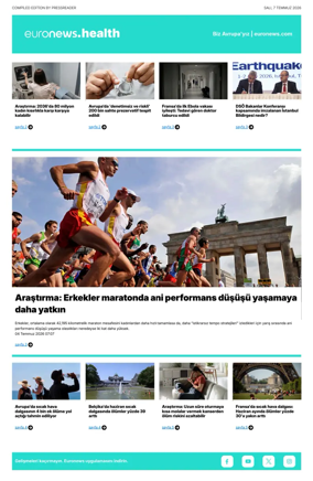 Cover of Euronews Health (Turkish) Compiled Edition