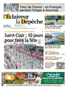 Cover of l'Eclaireur la Depeche