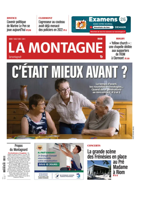 Cover of La Montagne (Riom)