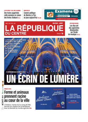 Cover of La Republique du Centre (Orleans - Loiret))