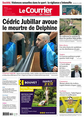 Cover of Le Courrier de l’Ouest (Angers)