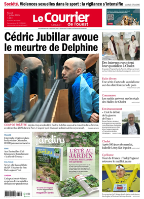 Cover of Le Courrier de l’Ouest (Cholet)