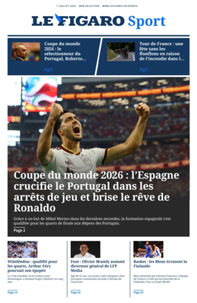 Cover of Le Figaro Sport