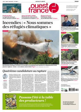 Cover of Ouest France (Dinan)