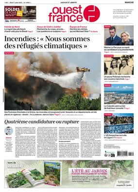 Cover of Ouest France (Manche)