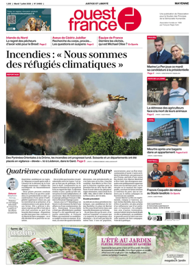 Cover of Ouest France (Mayenne)