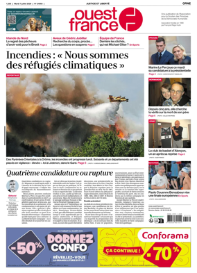 Cover of Ouest France (Orne)