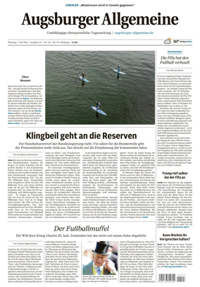 Cover of Augsburger Allgemeine (Ausgabe Stadt)