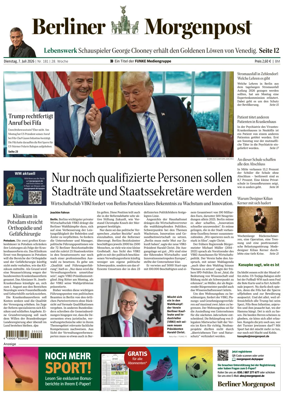 Cover of Berliner Morgenpost