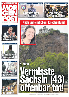 Cover of Chemnitzer Morgenpost
