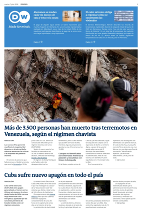 Cover of Deutsche Welle (Spanish edition)
