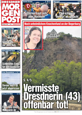 Cover of Dresdner Morgenpost
